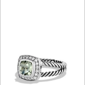 David yurman petite prasiolite ring. Size 6